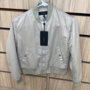Rag & Bone Light khaki rose Bomber Jacket
